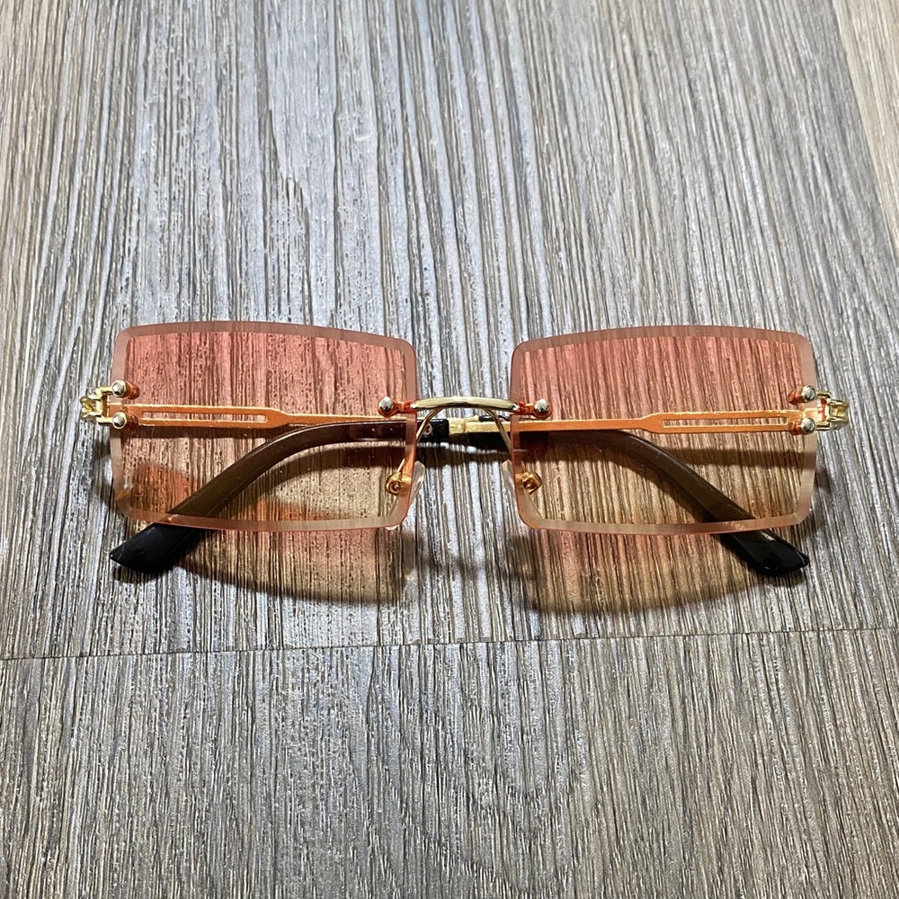 Stylish Gold and Pink Sunglasses